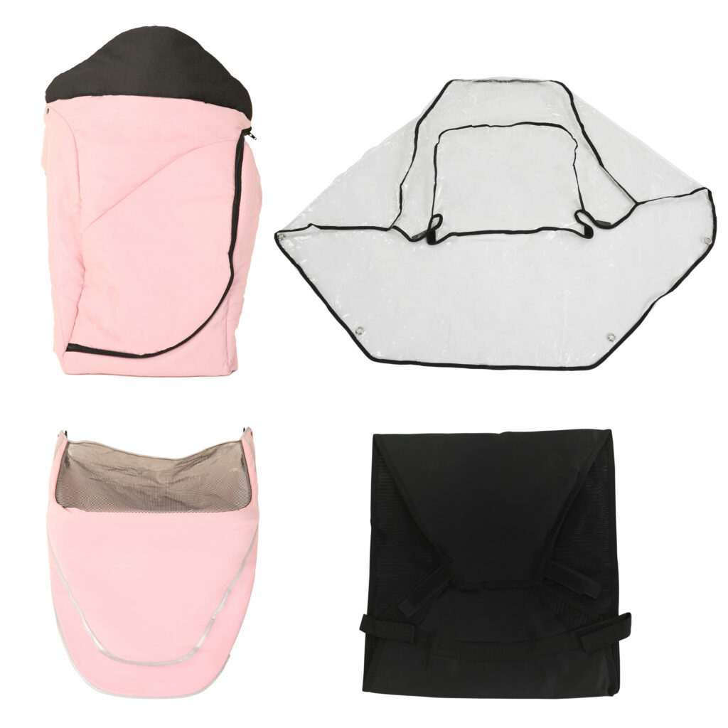 winter accessories pack pink