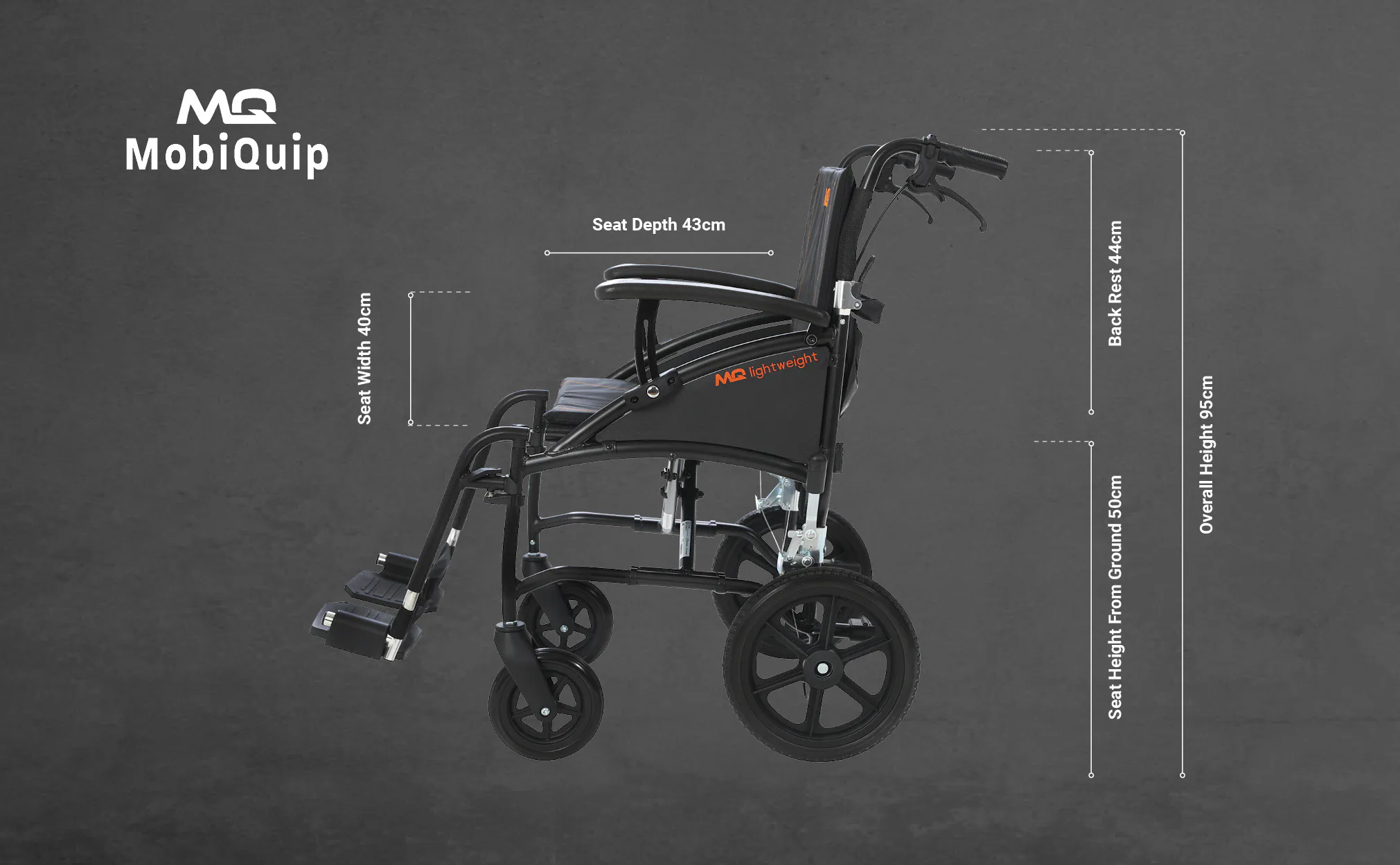 MobiQuip Lightweight Transit dimensions